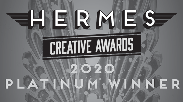 hermes creative awards 2020 platinum winner